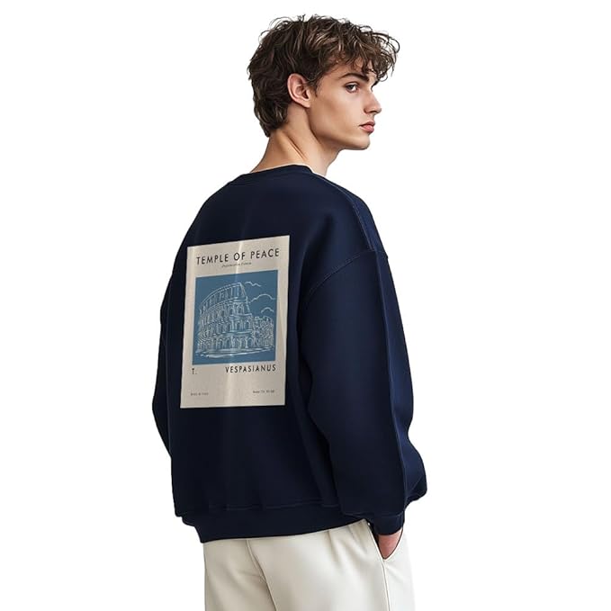 Meino Printed Oversized Sweatshirts for Man Stylish